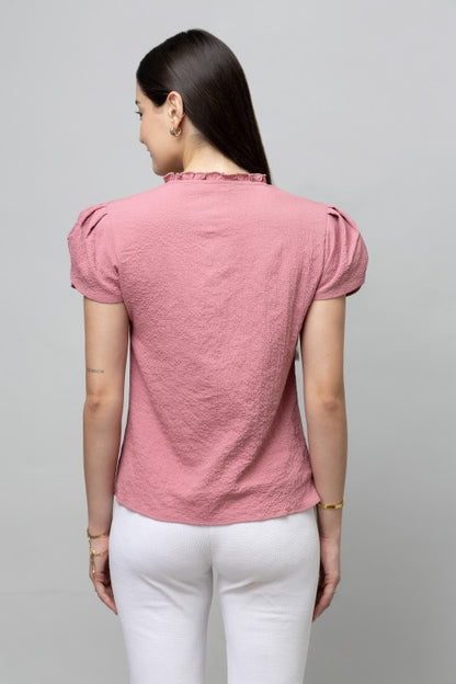 Petal Sleeves Top