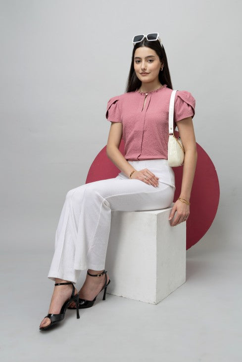 Petal Sleeves Top