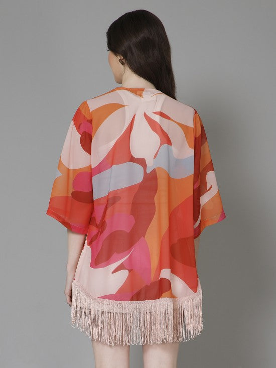 Casual Printed Kimono