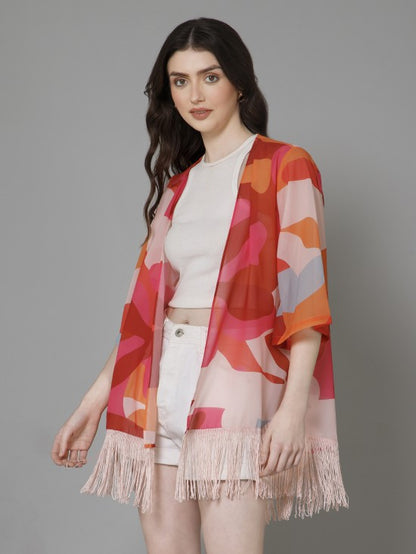 Casual Printed Kimono