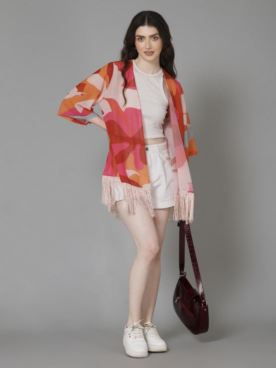Casual Printed Kimono