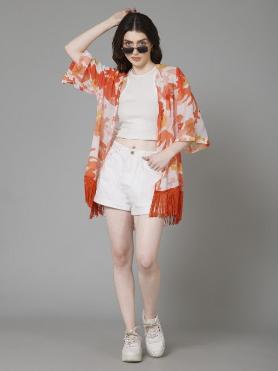 Casual Printed Kimono