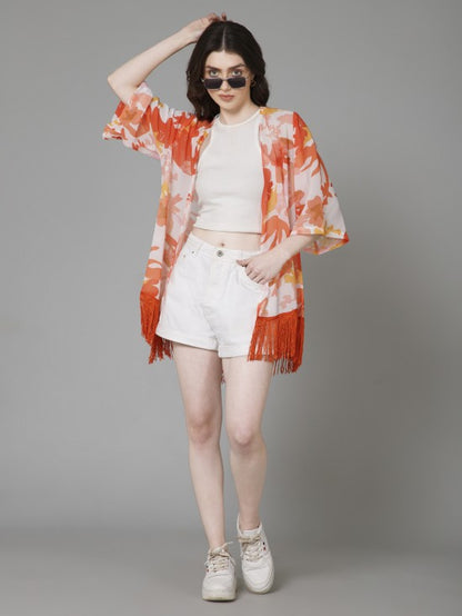 Casual Printed Kimono
