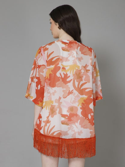 Casual Printed Kimono