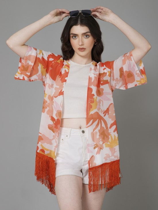 Casual Printed Kimono