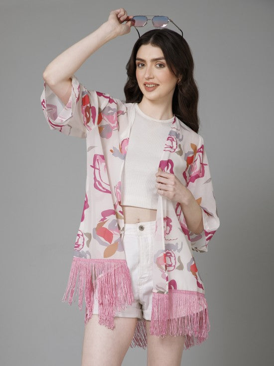 Casual Printed Kimono