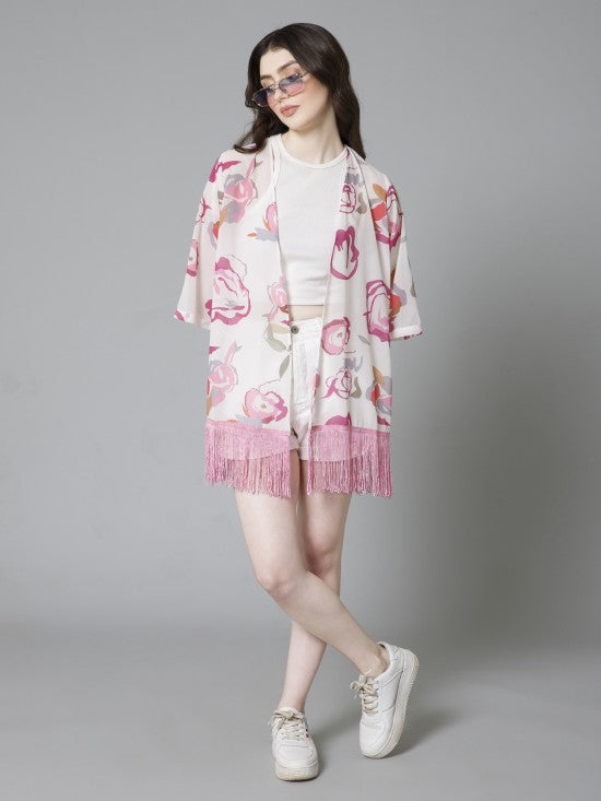 Casual Printed Kimono