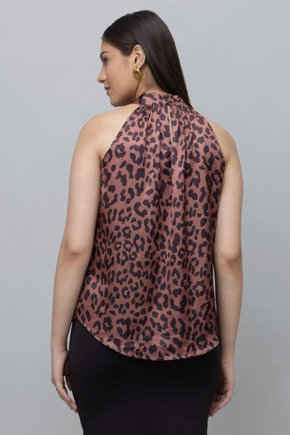 Purys Casual Satin Top