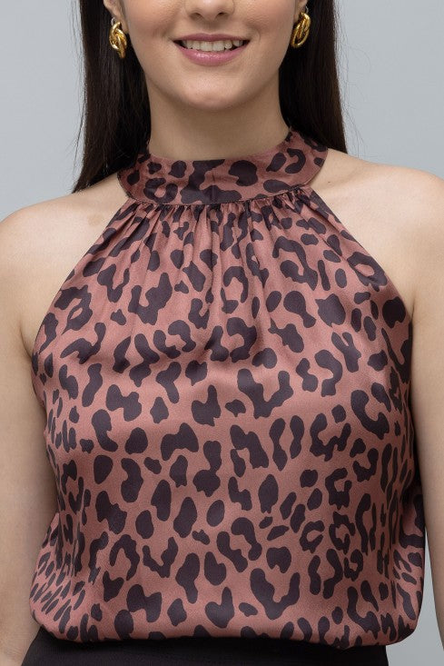 Purys Casual Satin Top