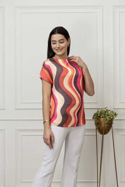 Casual Satin Top
