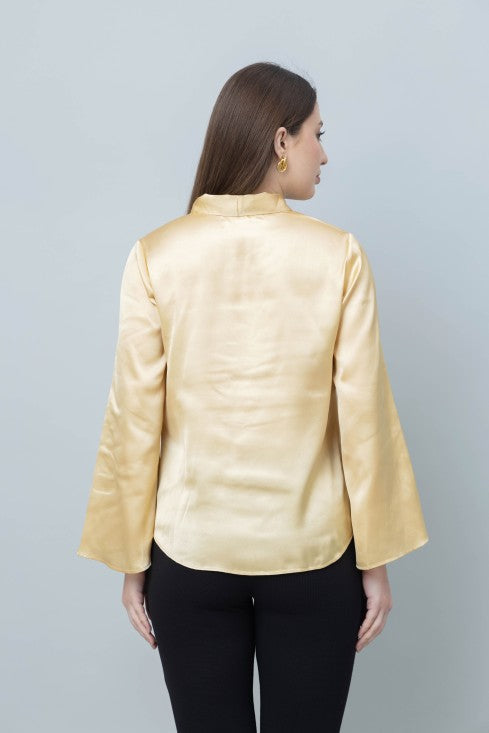 Women's Casual Satin Top