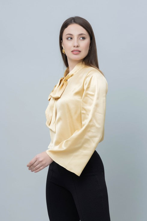 Women's Casual Satin Top
