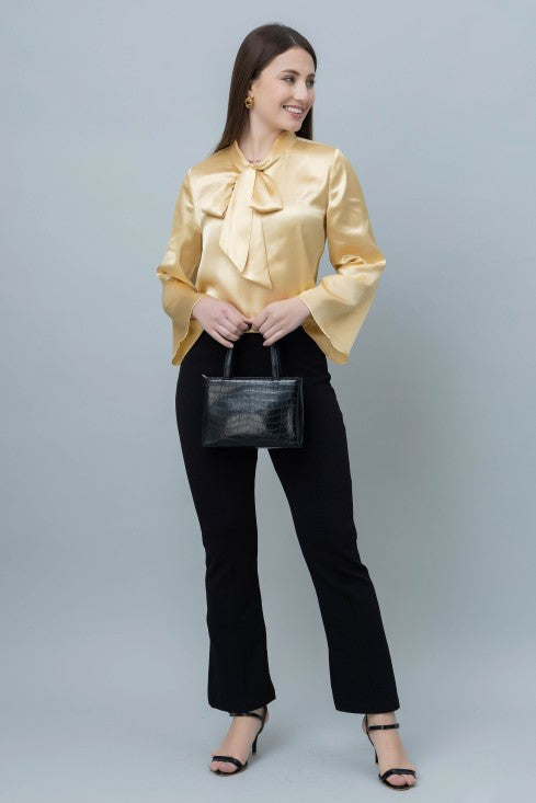 Women's Casual Satin Top