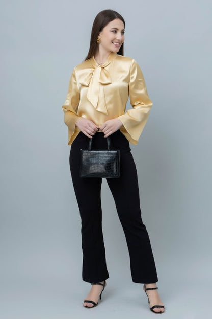 Women's Casual Satin Top