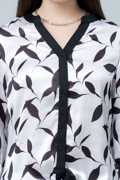 Tie Knot Shirt Style Top