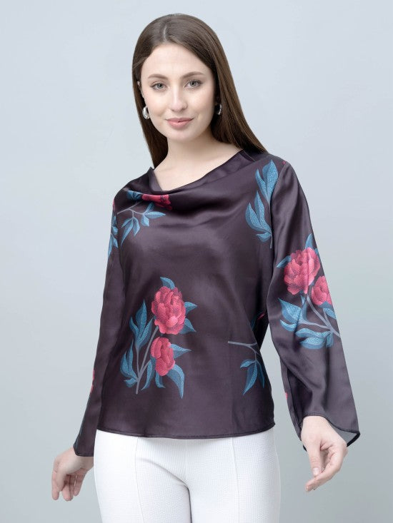 Women's Cowl Neck Top