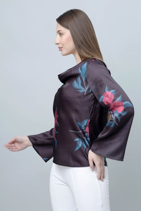 Women's Cowl Neck Top
