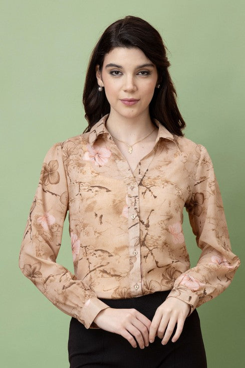 Floral Printed Casual Shirt