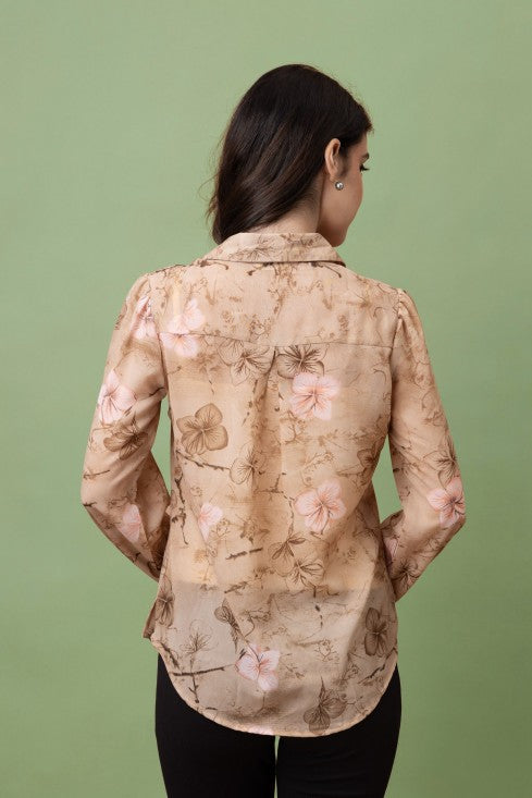 Floral Printed Casual Shirt