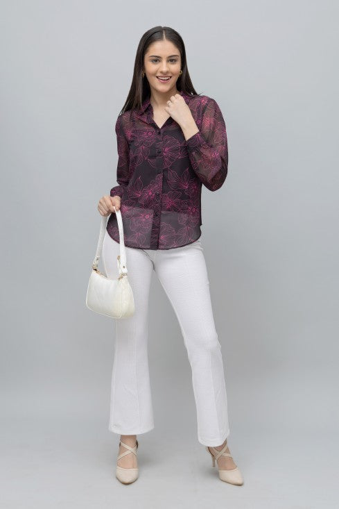 Floral Print Shirt