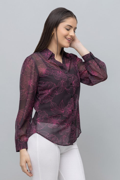 Floral Print Shirt