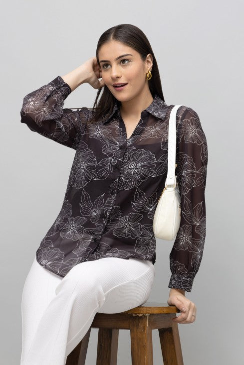 Floral Print Shirt