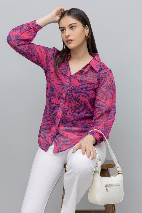 Floral Print Shirt