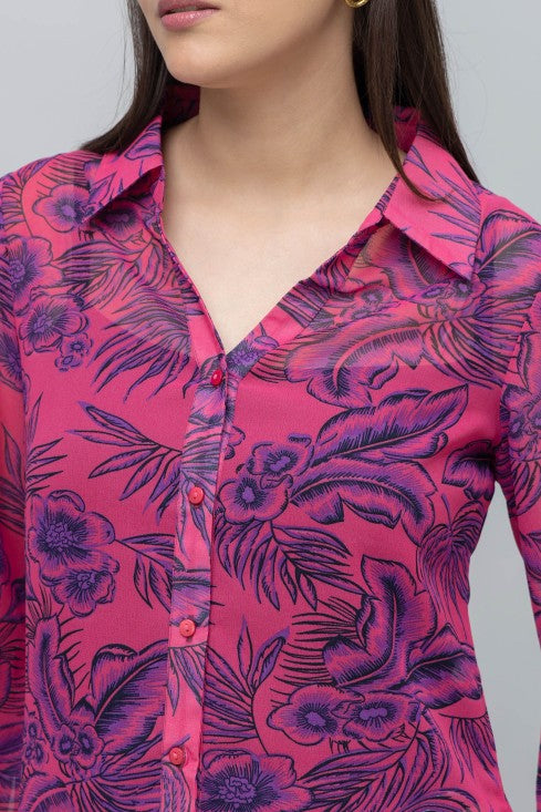 Floral Print Shirt