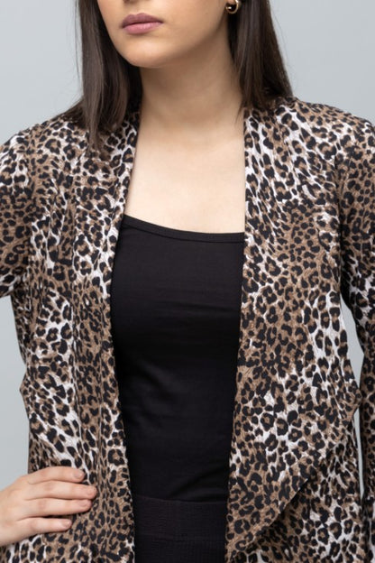 Animal Print Summer Blazer