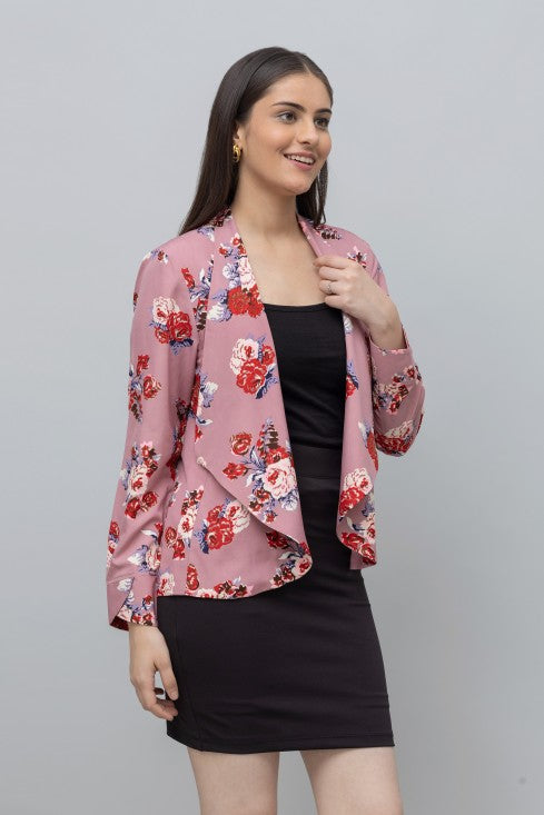 Floral Print Summer Blazer
