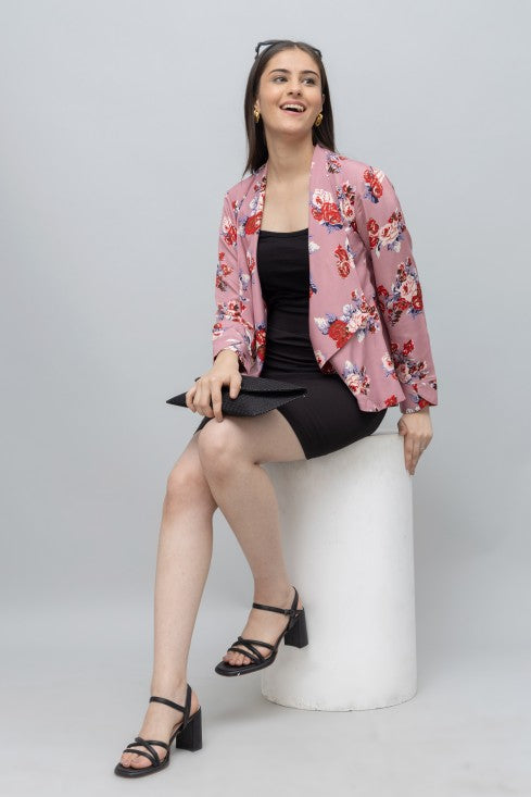 Floral Print Summer Blazer