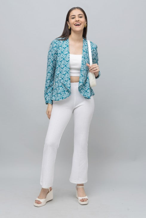 Floral Print Summer Blazer