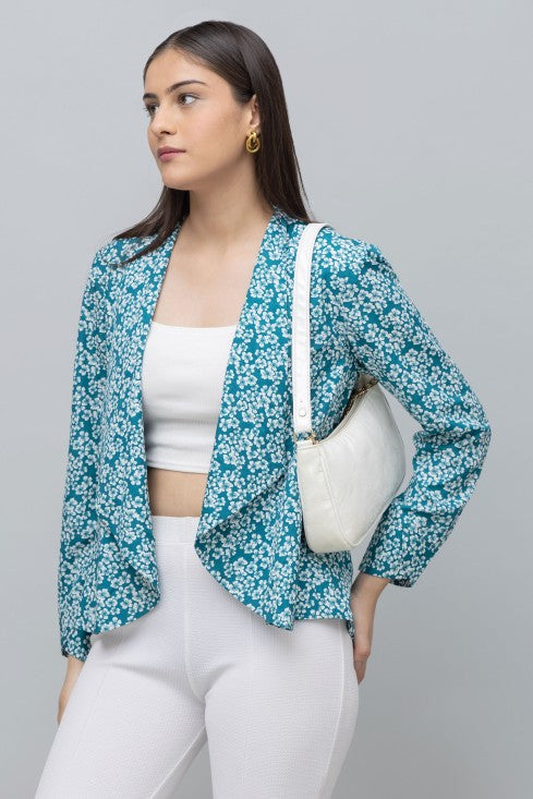Floral Print Summer Blazer