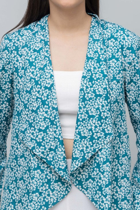 Floral Print Summer Blazer