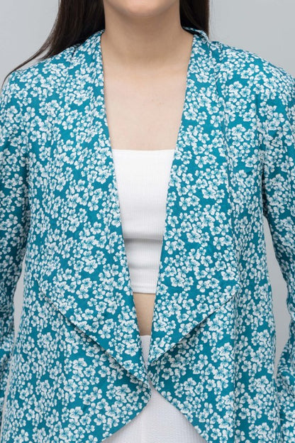 Floral Print Summer Blazer