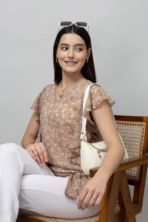 Casual Ruffle Top