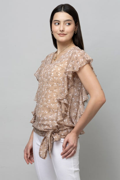 Casual Ruffle Top