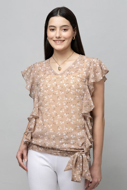 Casual Ruffle Top