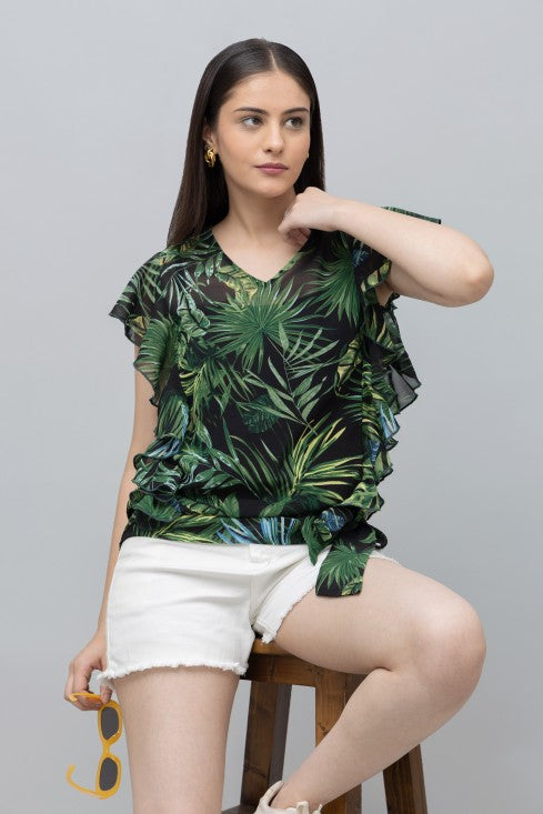 Casual Ruffle Top