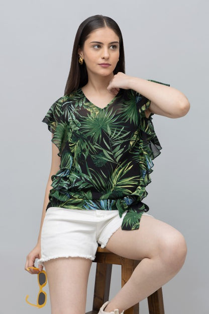 Casual Ruffle Top