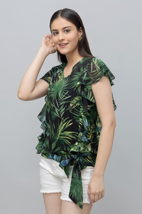 Casual Ruffle Top