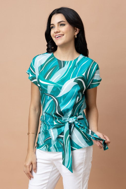 Side Tie-Up Casual Top