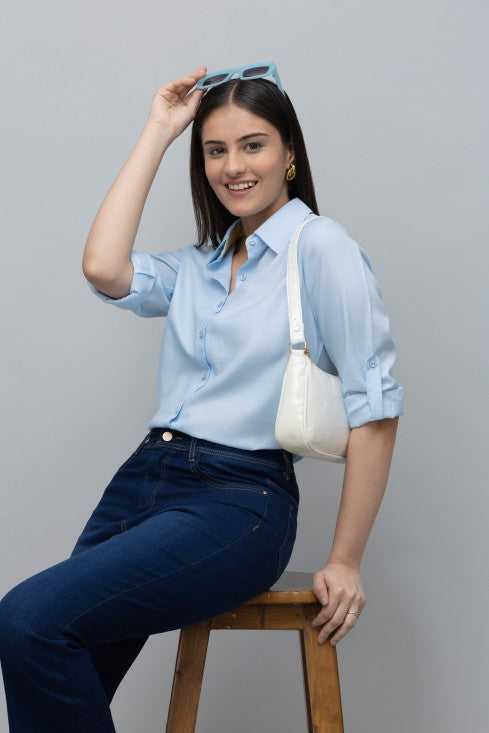 Solid Linen Shirt
