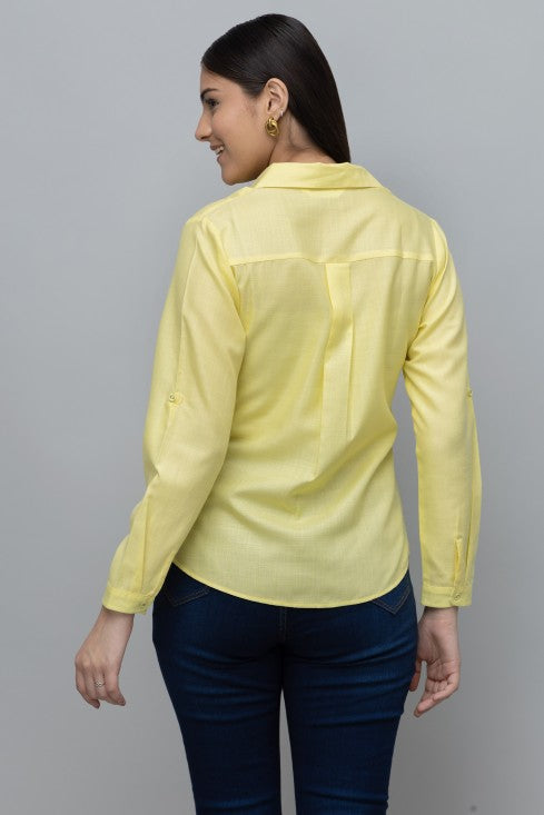 Solid Linen Shirt
