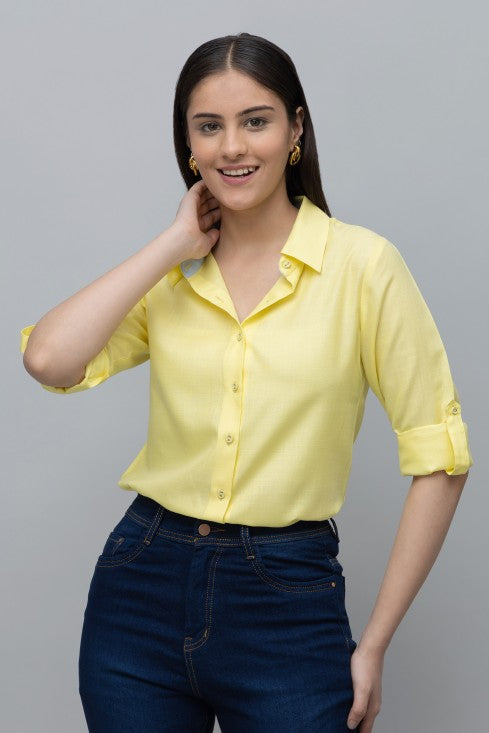 Solid Linen Shirt