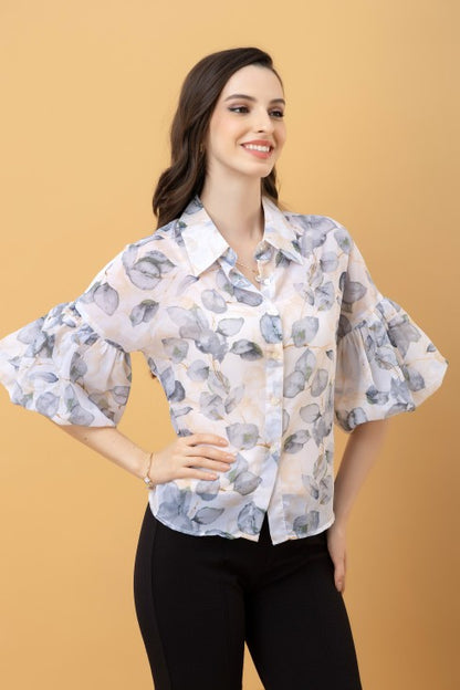 Baloon Sleeves Casual Shirt