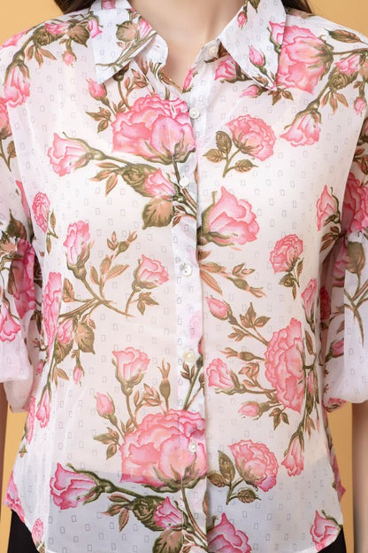 Baloon Sleeves Casual Shirt