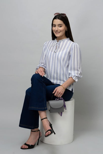 Full Sleeve Textured Top