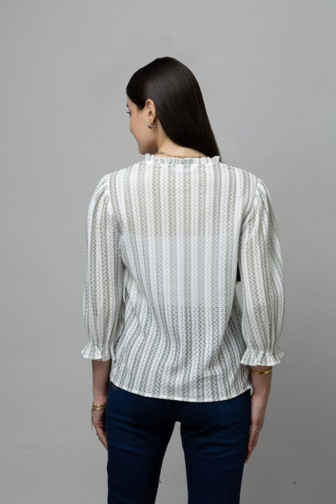 Full Sleeve Textured Top