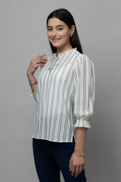 Full Sleeve Textured Top